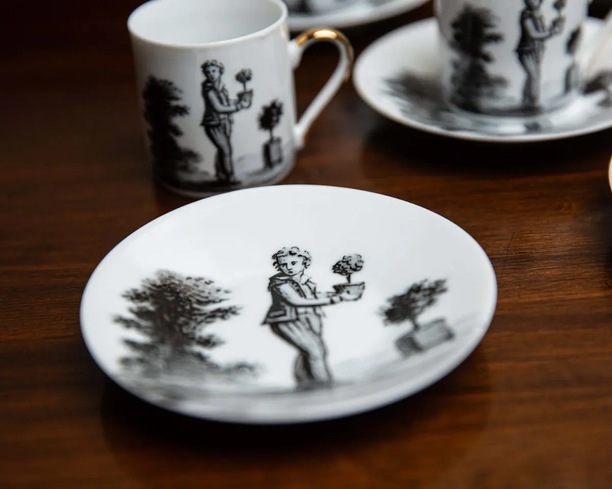 Vintage 6er Set Espressotassen / Mokkatassen - Ansicht 3
