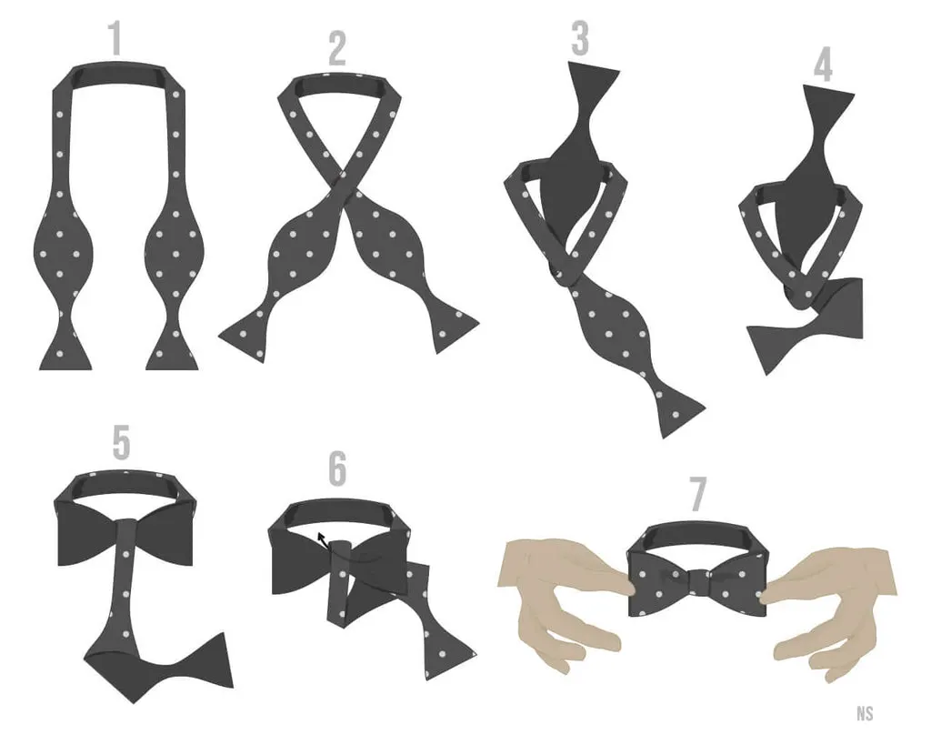 Anleitung / Tutorial: Wie binde ich eine Fliege / Schleife selbst?