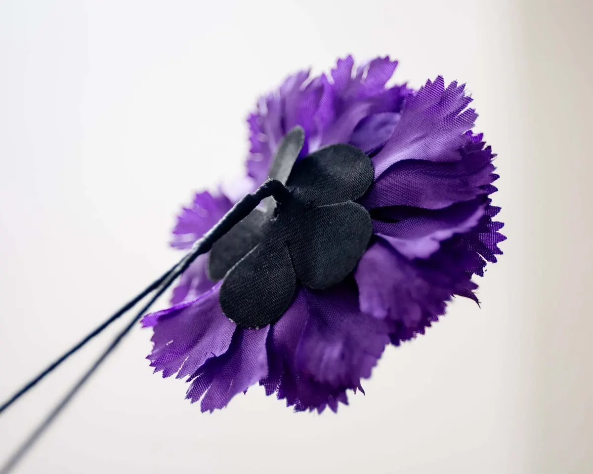 Boutonnière Nelke Lila b Mittel (Caryophyllaceae) - Ansicht 3