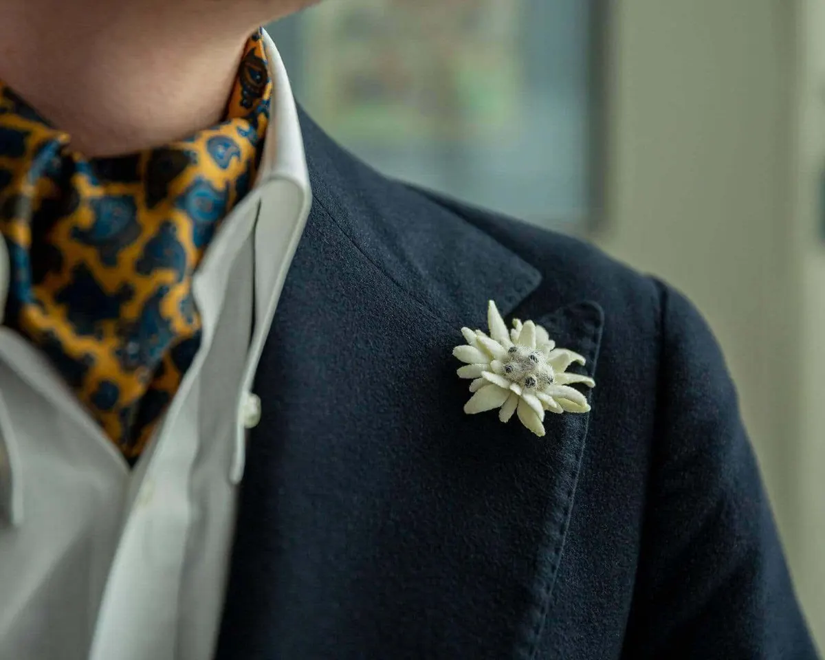 Boutonnière Edelweiß (Leontopodium alpinum) - Ansicht 7