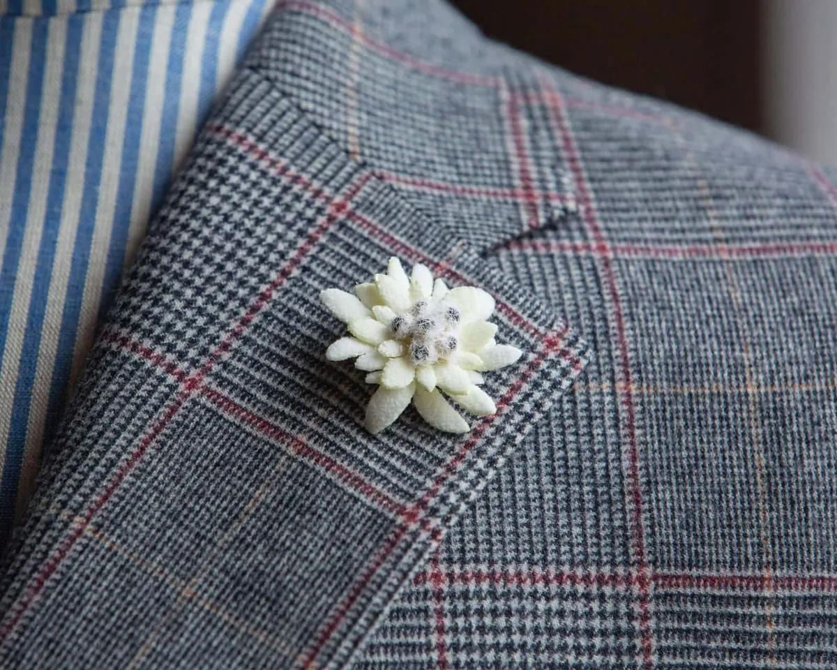 Boutonnière Edelweiß (Leontopodium alpinum) - Ansicht 5