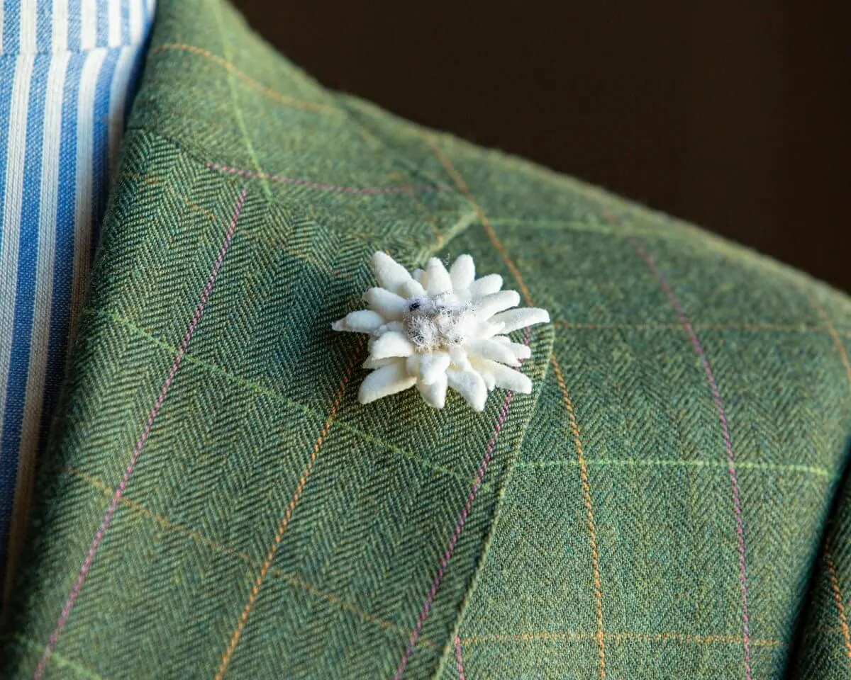 Boutonnière Edelweiß (Leontopodium alpinum) - Ansicht 6