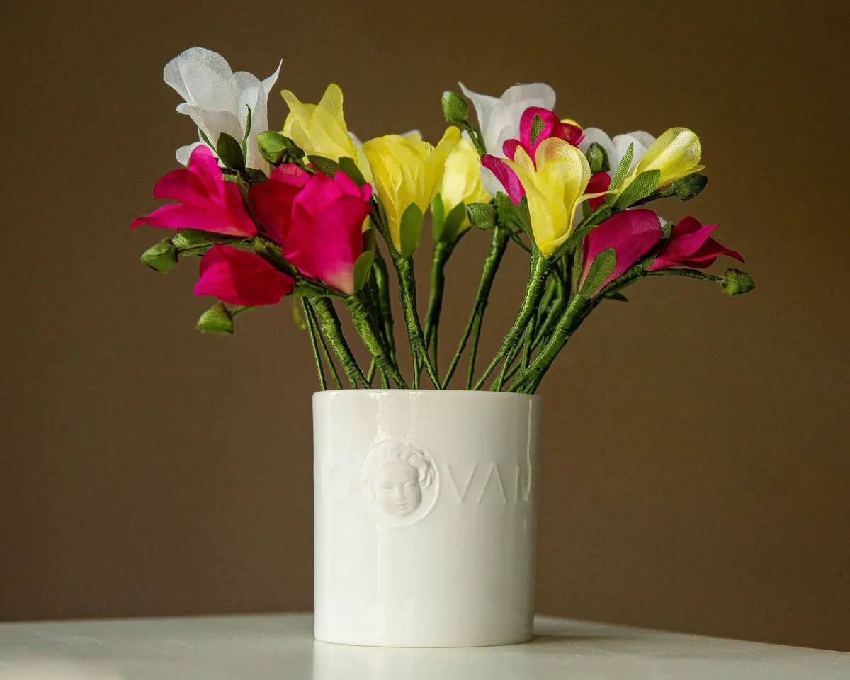 Boutonnière Freesie Weiß (Freesia alba) - Ansicht 9