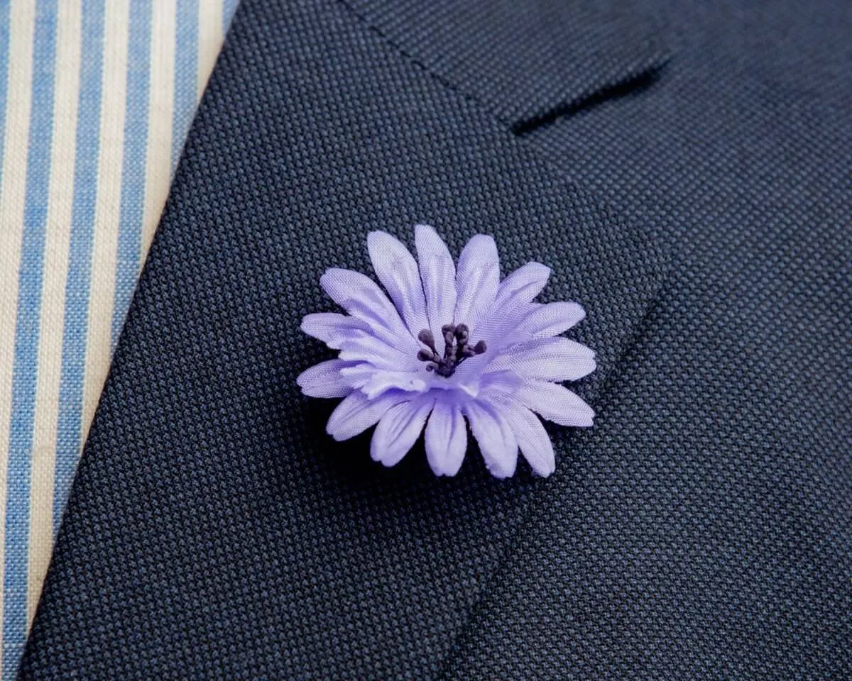 Boutonnière Gemeine Wegwarte (Cichorium intybus)