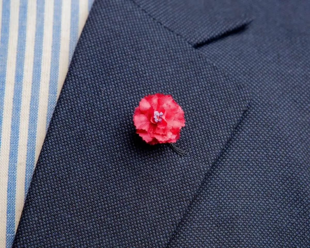 Boutonnière Geranie Rosa Mini (Geranium roseum)