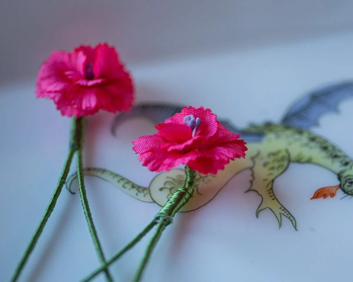 Boutonnière Geranie Rosa Mini (Geranium roseum) - Ansicht 5