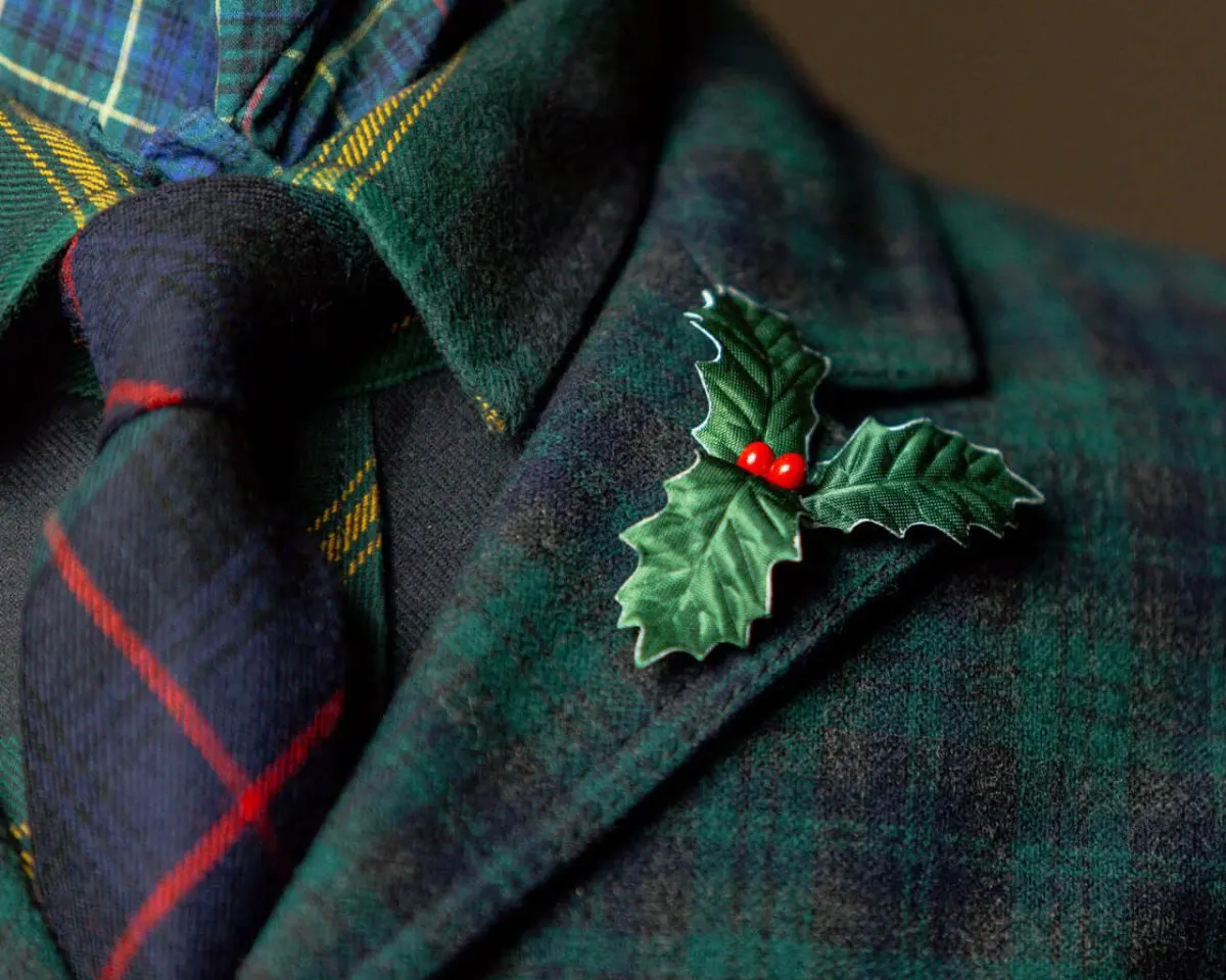 Boutonnière Ilex 'Bing Crosby' klein (Ilex aquifolium) - Ansicht 4