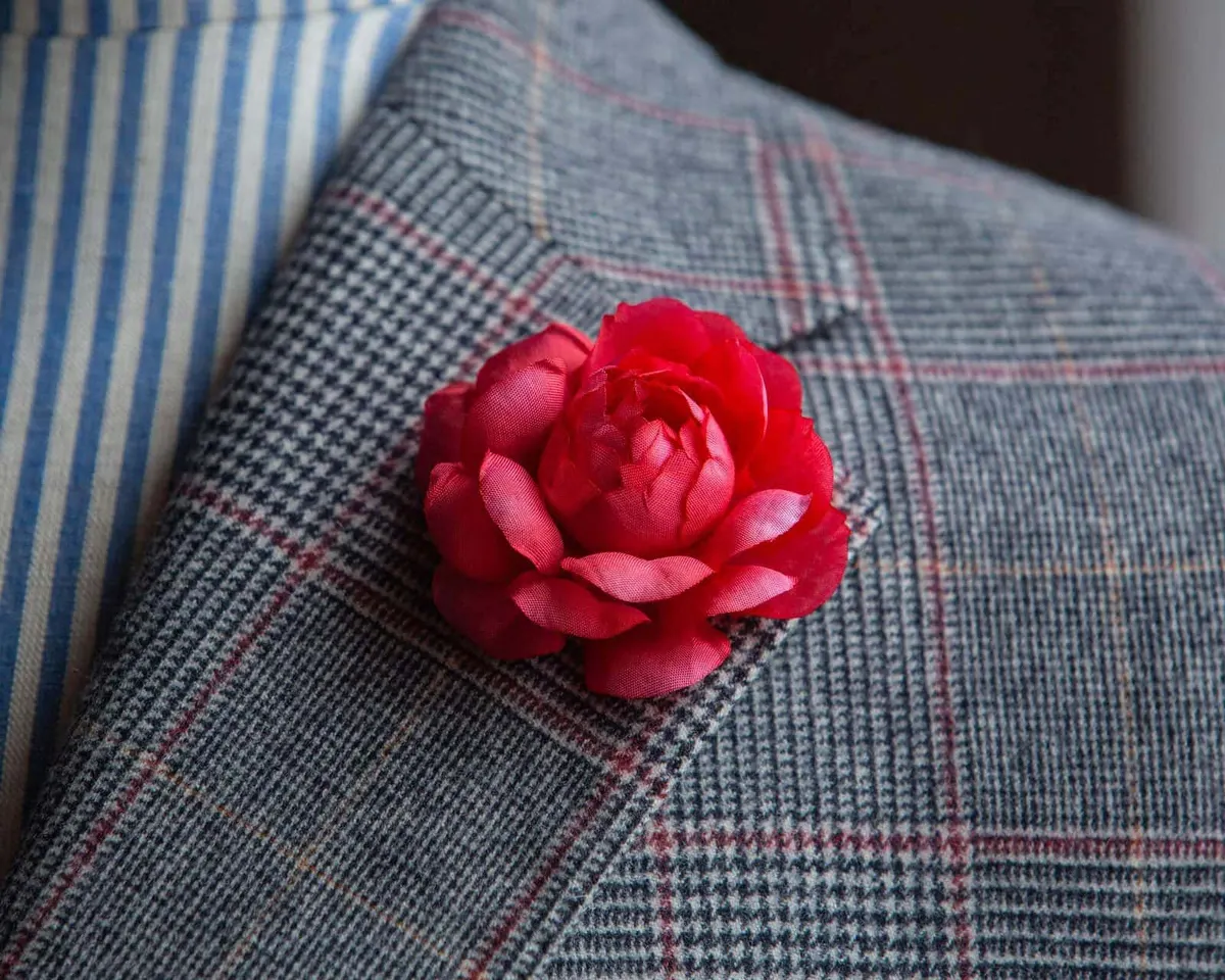 Boutonnière Kamelie Rot (Camellia rubrum) - Ansicht 7