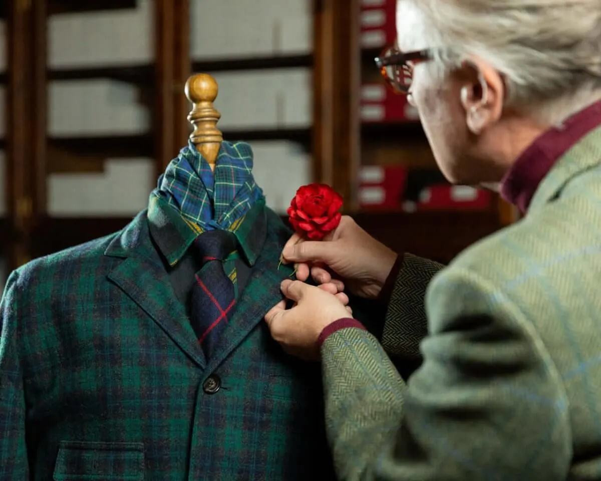 Boutonnière Kamelie Rot (Camellia rubrum) - Ansicht 5