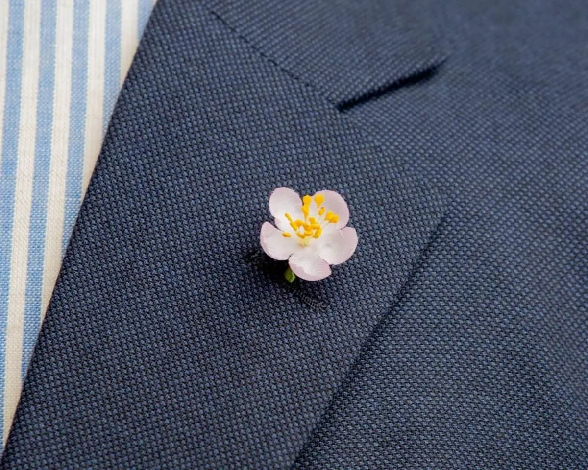 Boutonnière Kirschblüte Rosa Mini (jap. sakura)