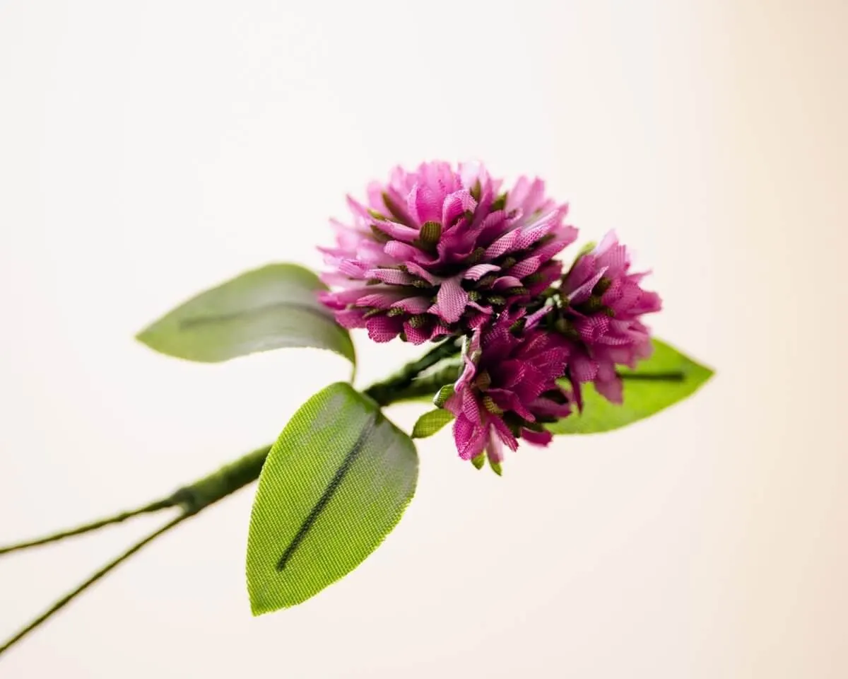 Boutonnière Klee Magenta 3er (Trifolium magentum) - Ansicht 2