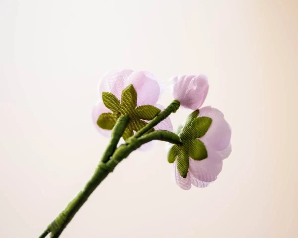 Boutonnière Mandelblüte 3er (Prunus dulcis) - Ansicht 3