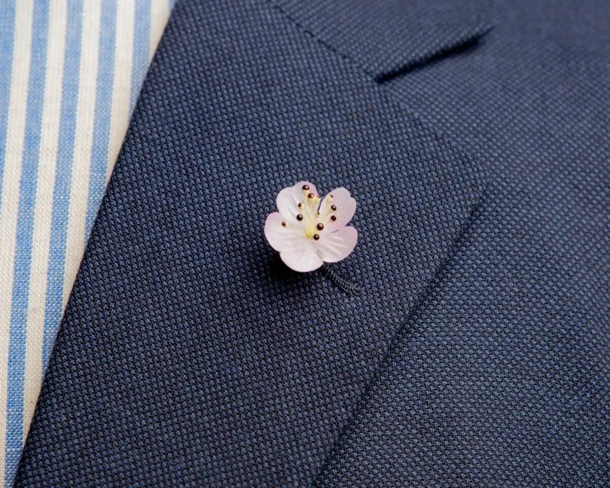 Boutonnière Mandelblüte Mini (Prunus dulcis)