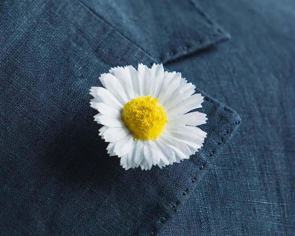Boutonnière Margerite Klein (Leucanthemum) - Ansicht 4