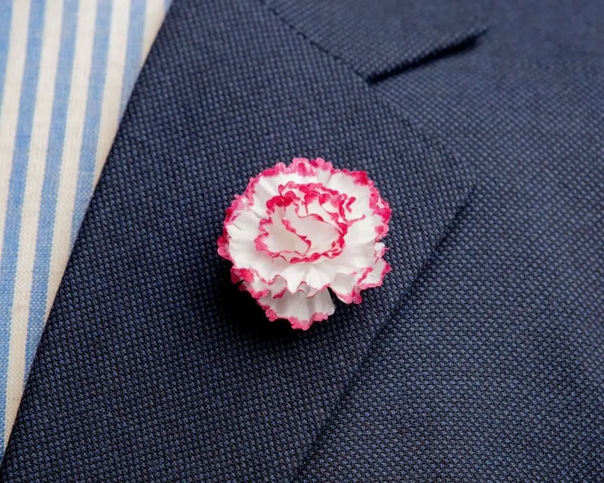 Boutonnière Nelke 'Alex Mendham' a Klein