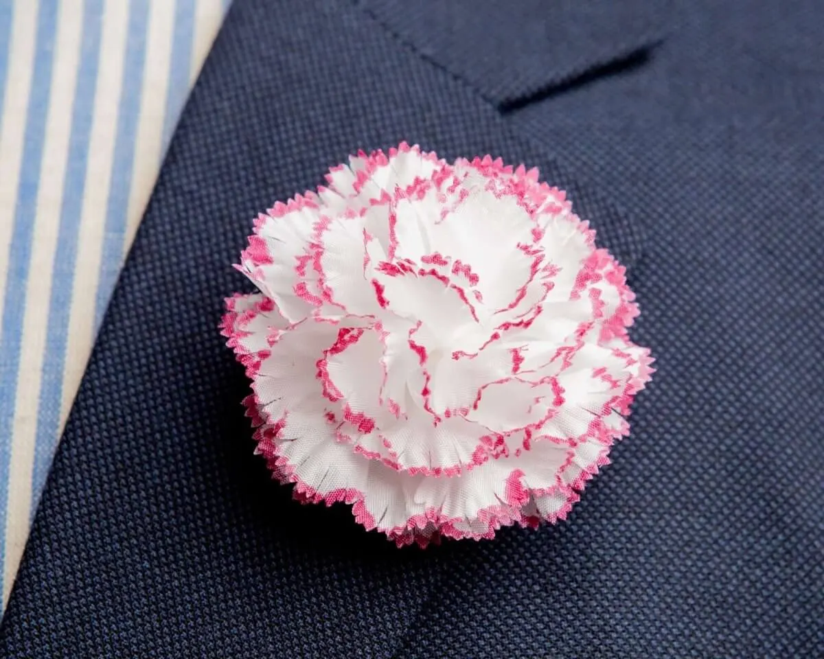 Boutonnière Nelke 'Alex Mendham' b Mittel