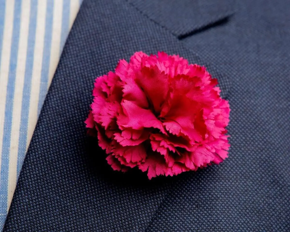 Boutonnière Nelke Karmesinrot b Mittel (Caryophyllaceae)