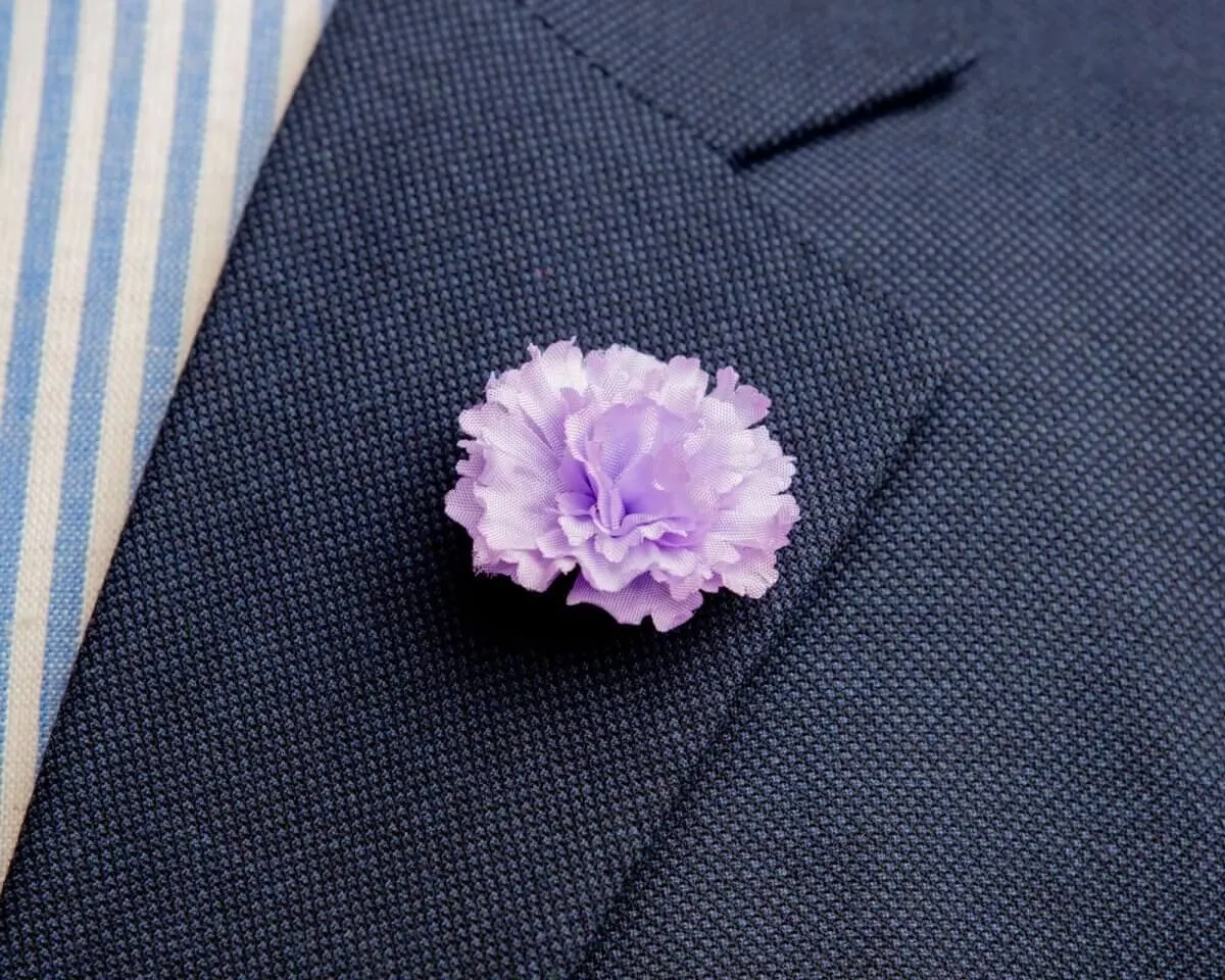 Boutonnière Nelke Violett a Klein (Caryophyllaceae)