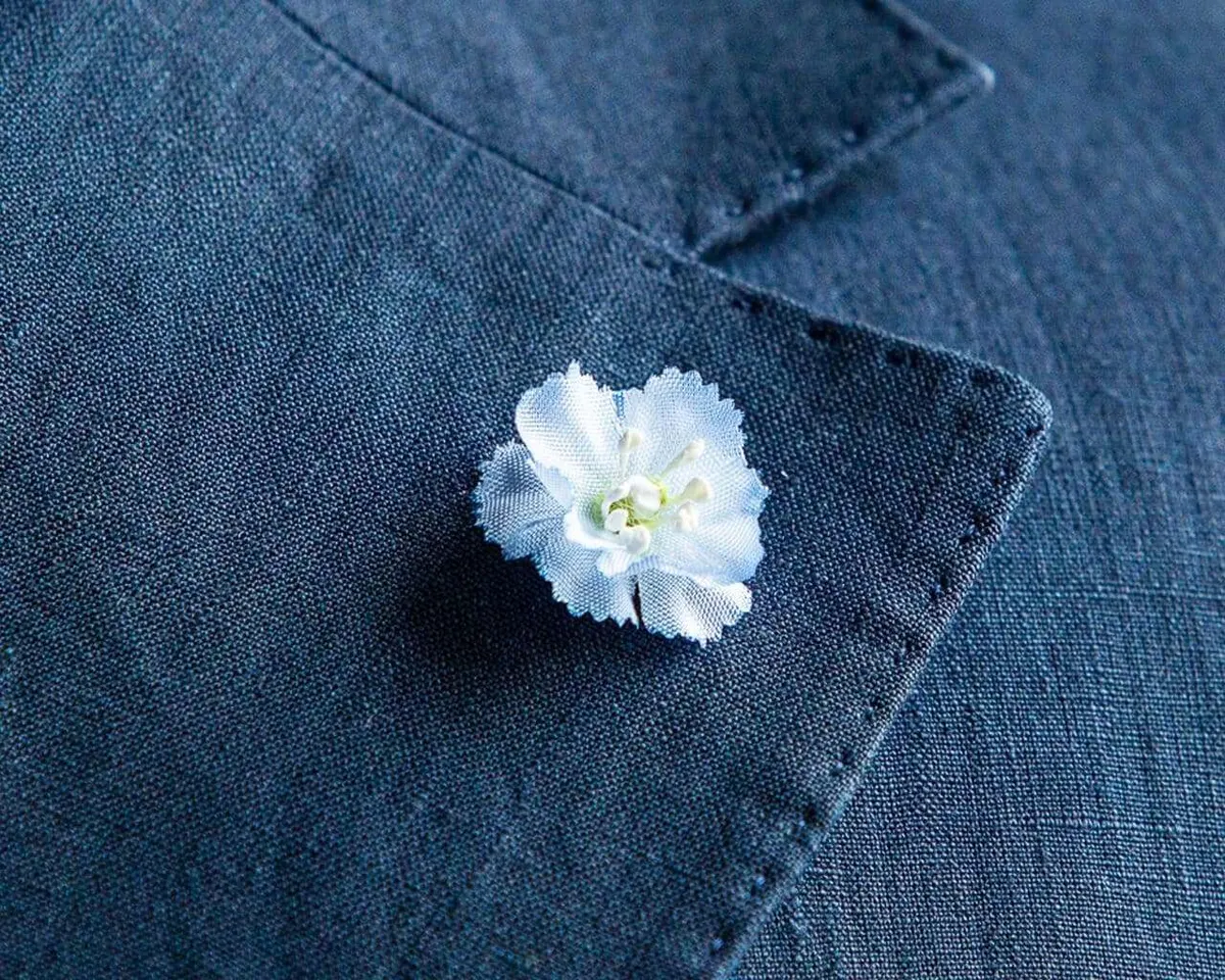 Boutonnière Rittersporn Hellblau Mini (Delphinium) - Ansicht 7
