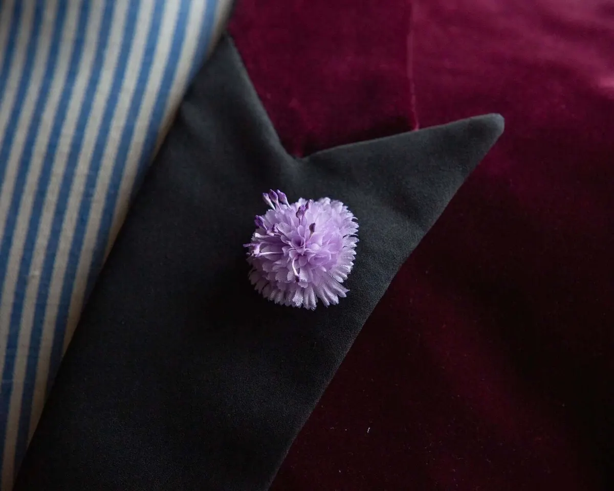 Boutonnière Skabiose (Scabiosa japonica) - Ansicht 5