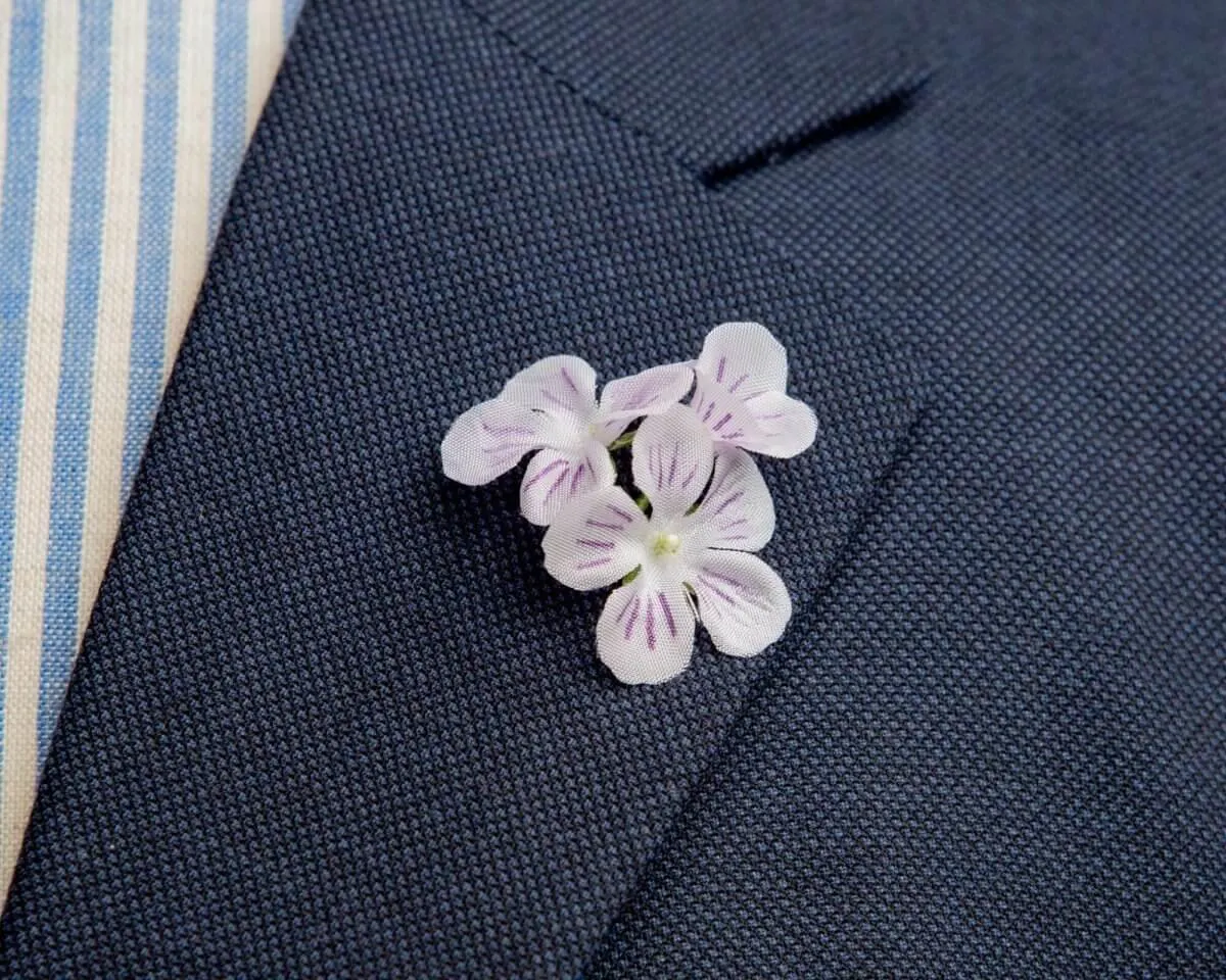 Boutonnière Waldsauerklee 3er (Oxalis acetosella)