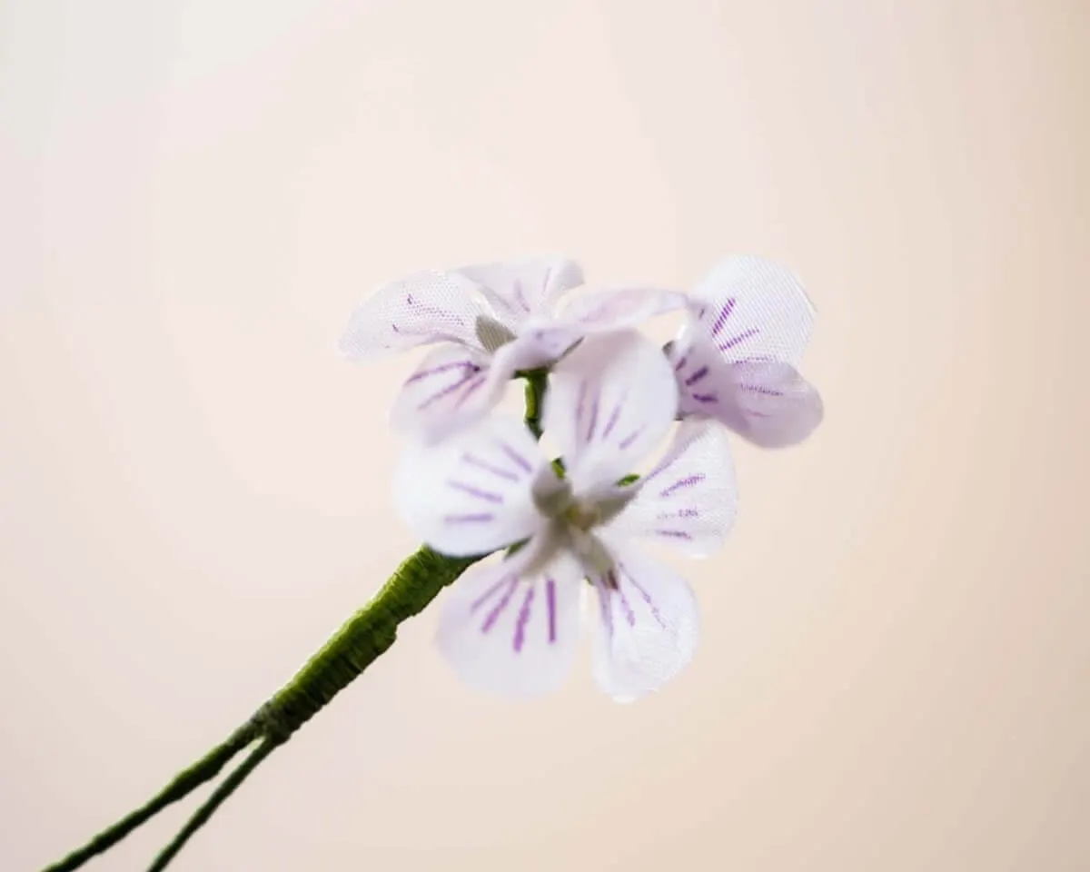 Boutonnière Waldsauerklee 3er (Oxalis acetosella) - Ansicht 2