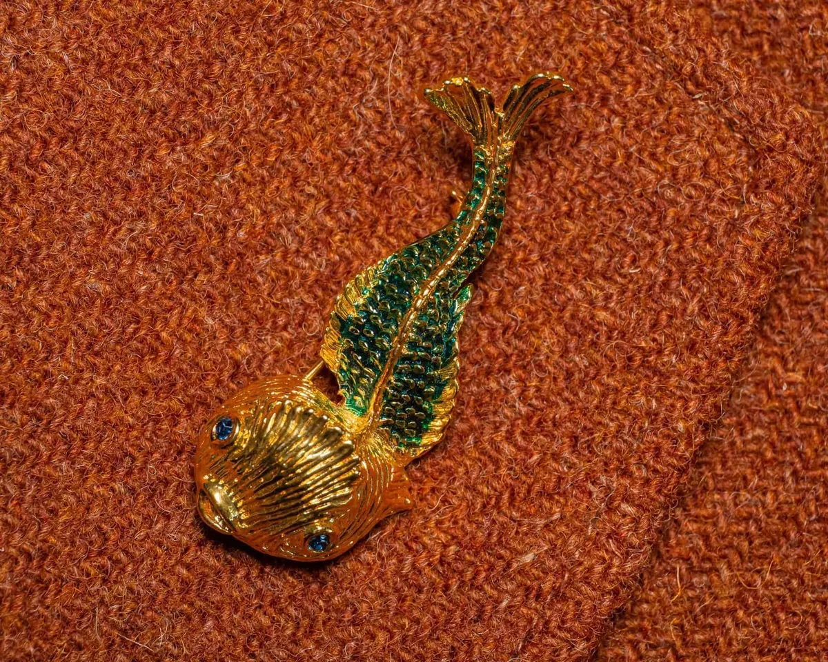 Brosche Fisch c