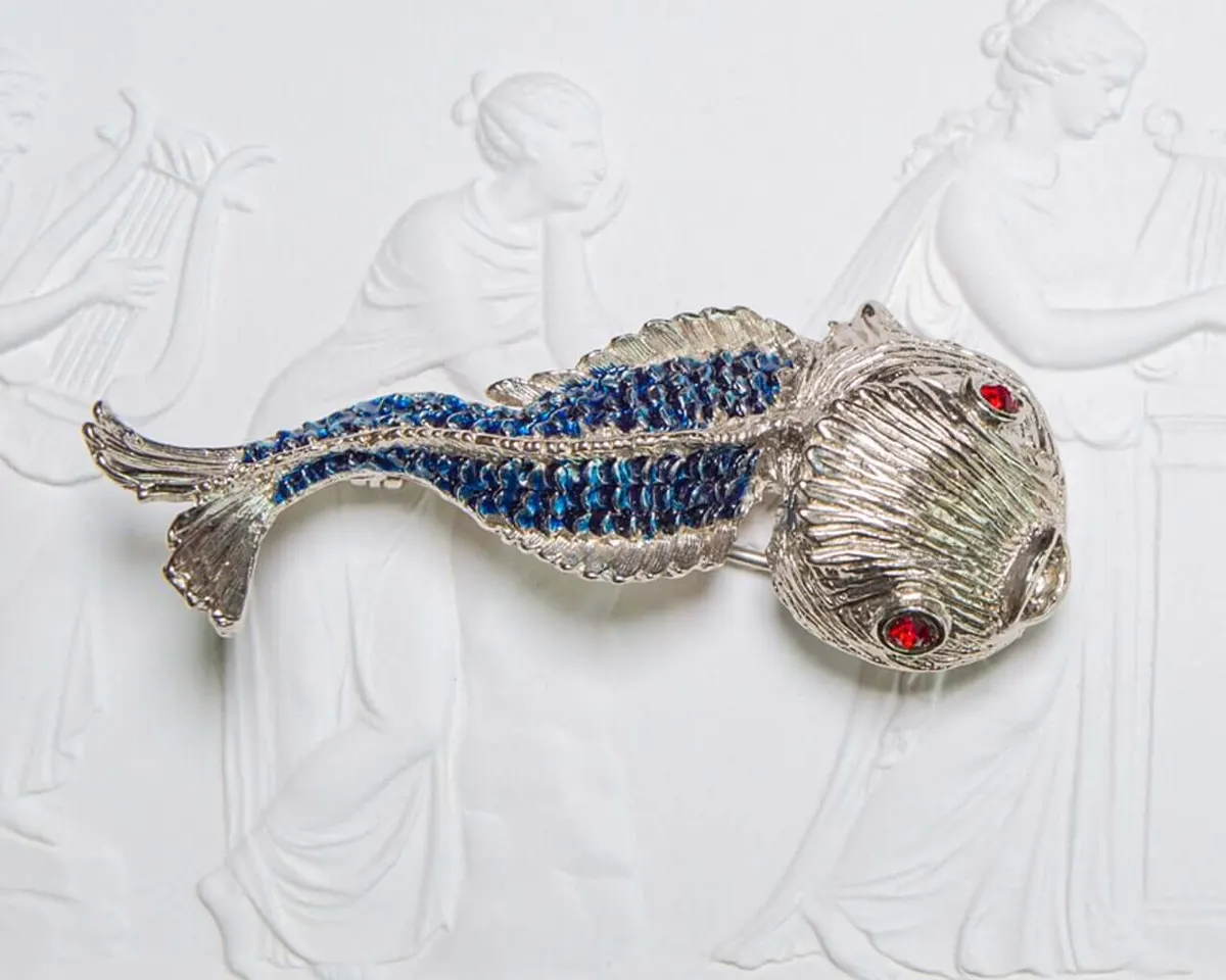 Brosche Fisch d - Ansicht 3