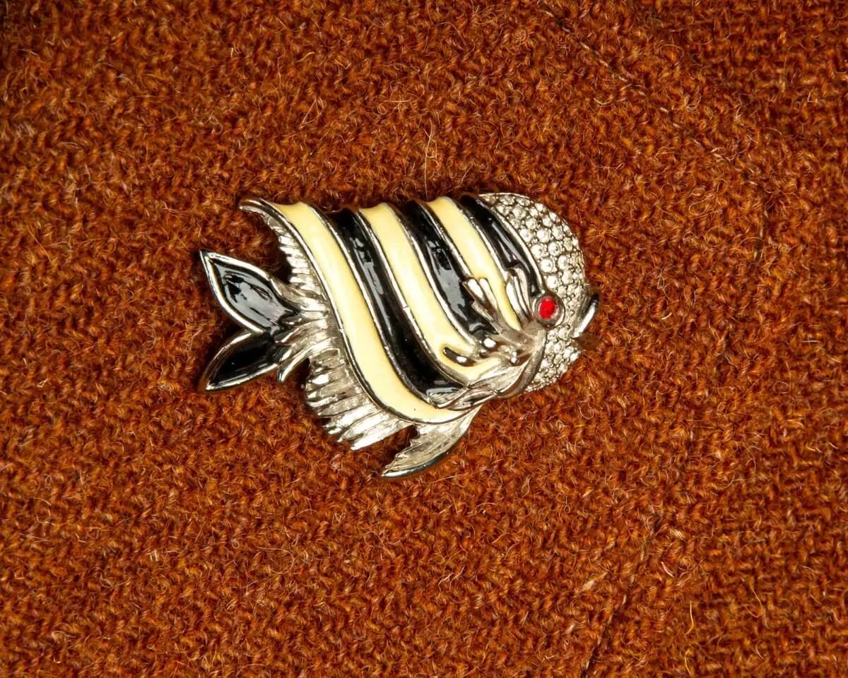Brosche Fisch n