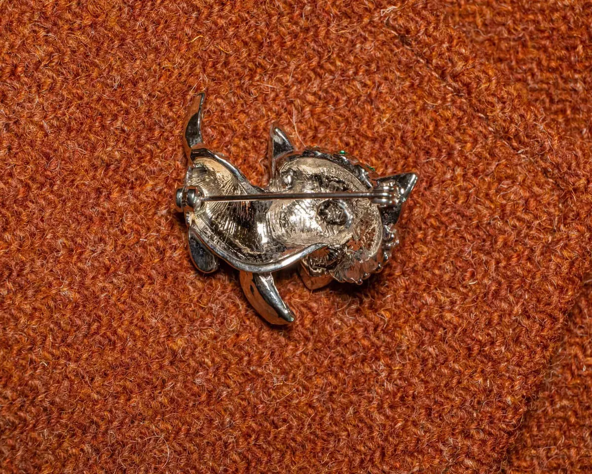 Brosche Katze d - Ansicht 2
