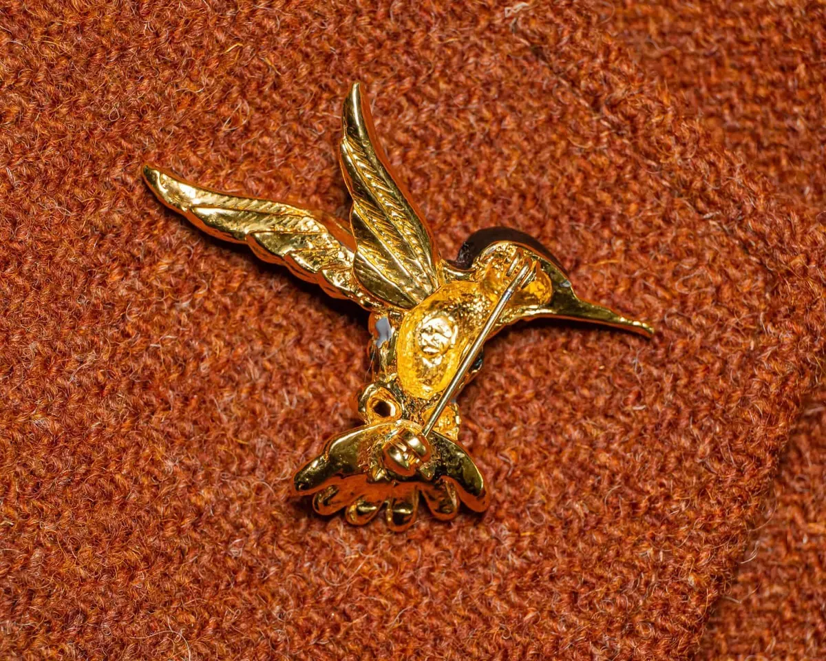 Brosche Kolibri e - Ansicht 2