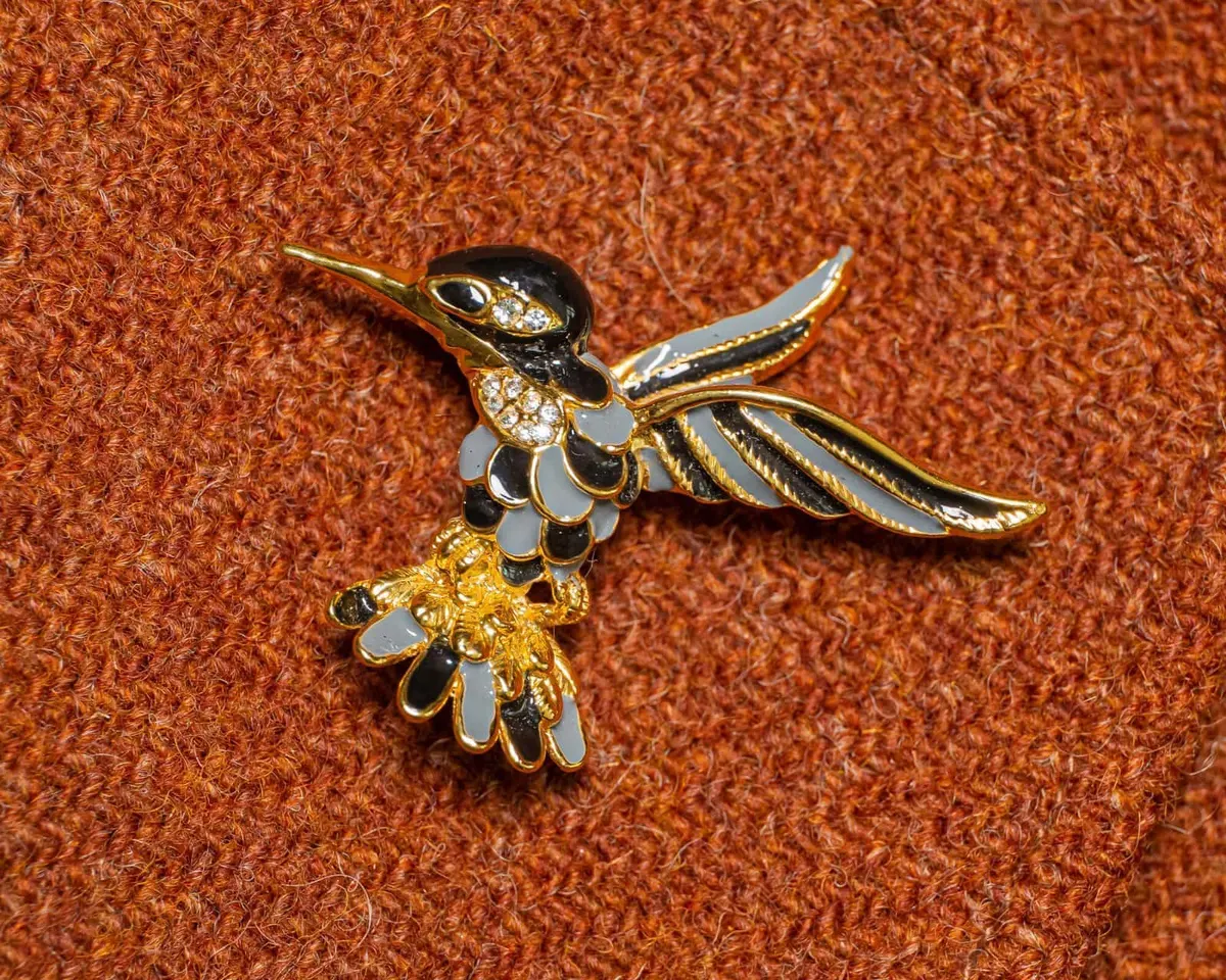 Brosche Kolibri e