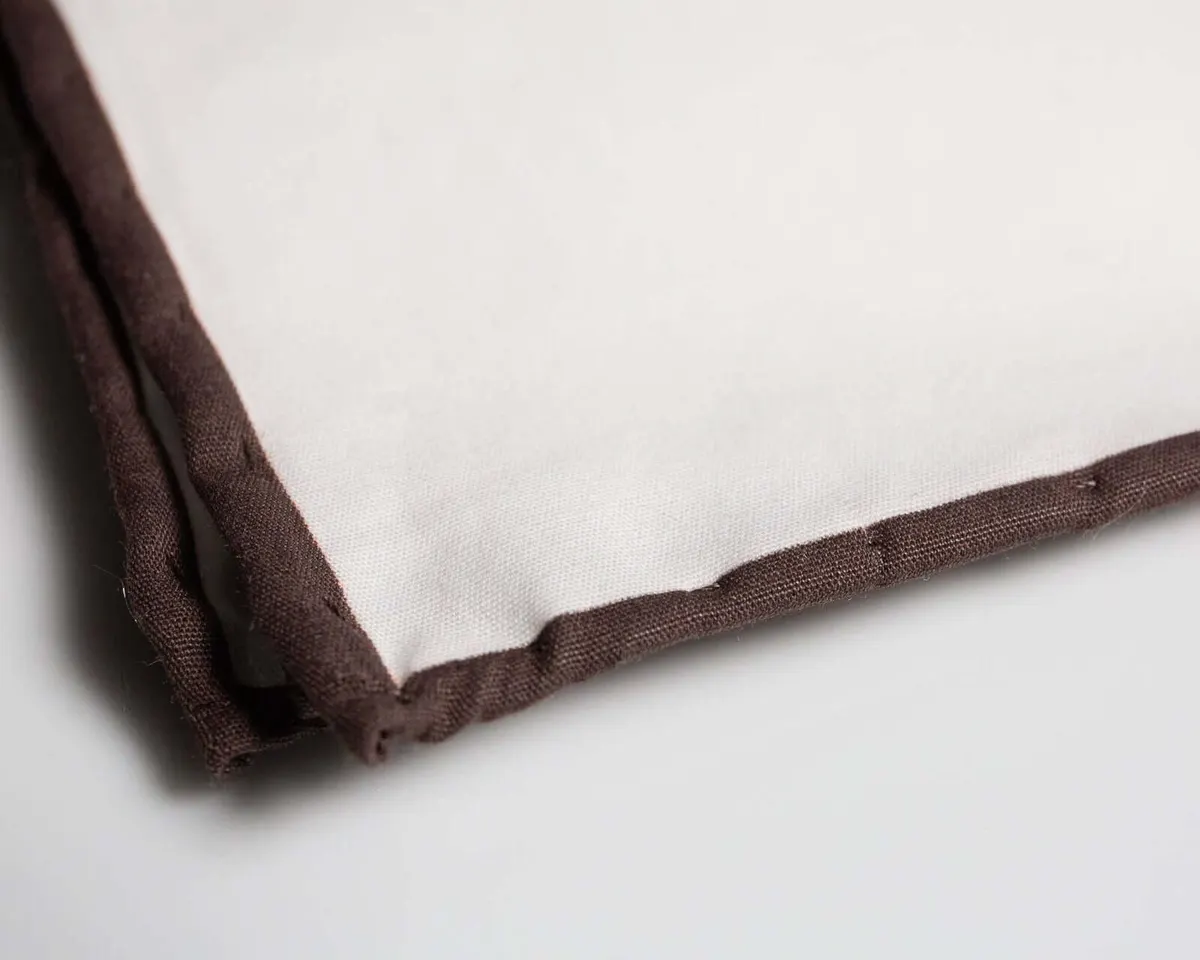 Einstecktuch Cotton Brown - Ansicht 2