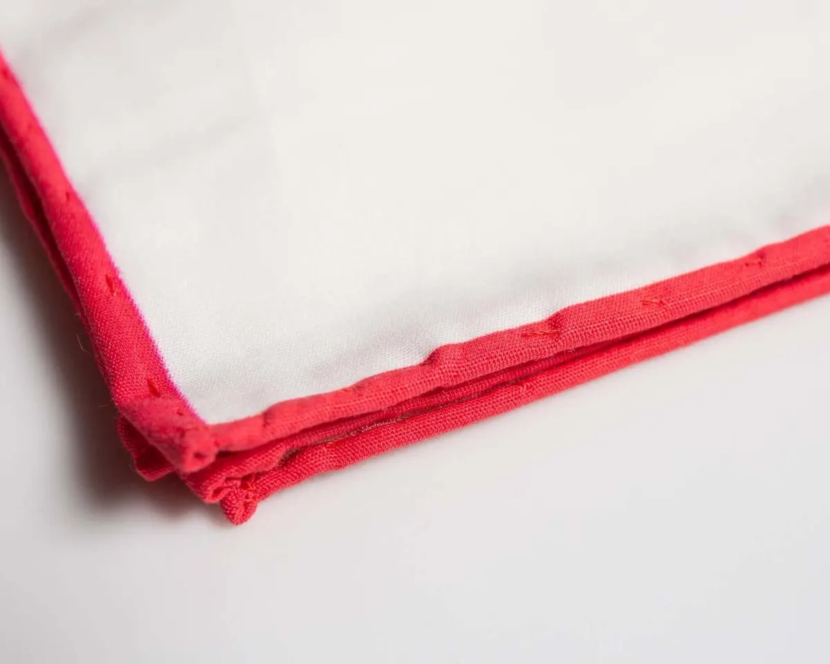 Einstecktuch Cotton Red - Ansicht 2