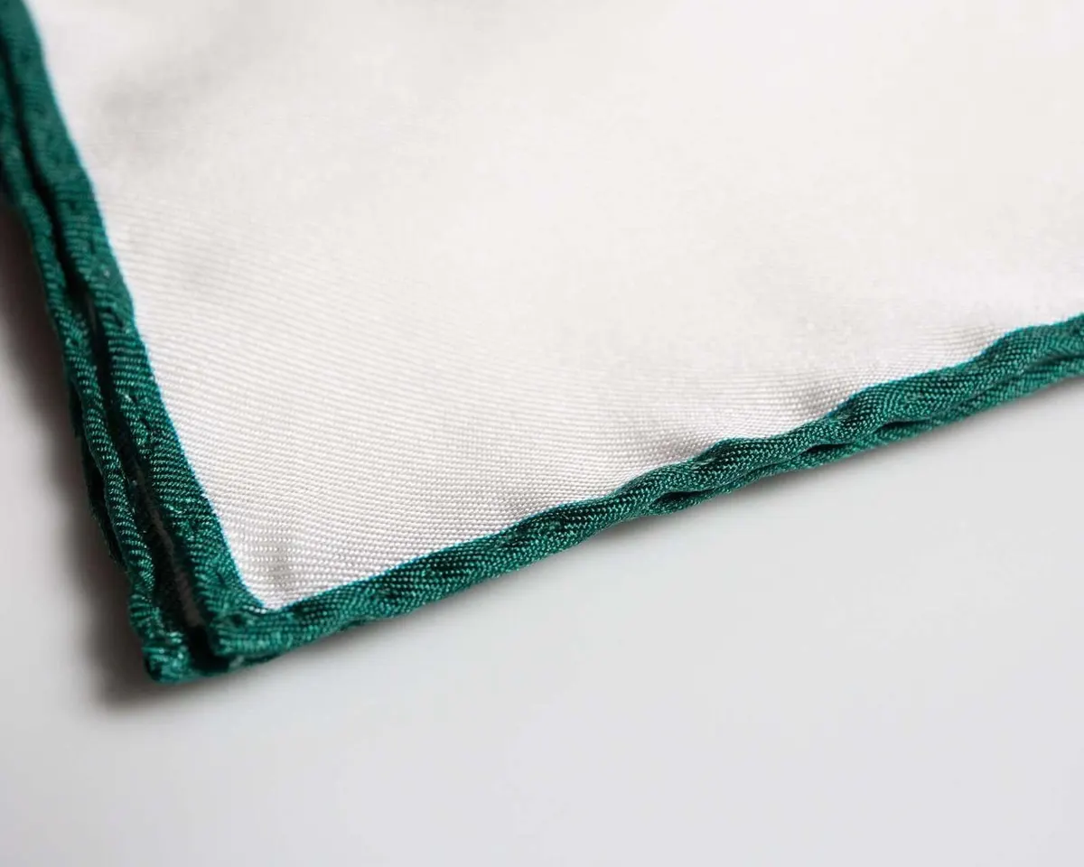 Einstecktuch Seide Green - Ansicht 2