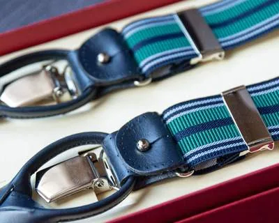 Hosenträger Flex Regiment Green Blue Combine