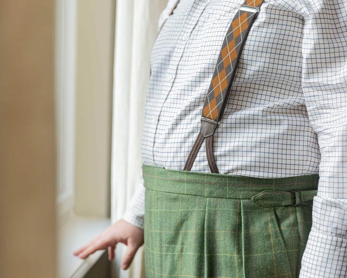 Hosenträger Flex Argyle Brown Classic - Ansicht 3