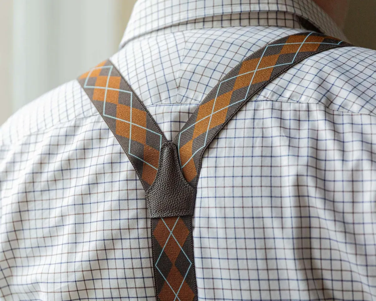 Hosenträger Flex Argyle Brown Classic - Ansicht 4