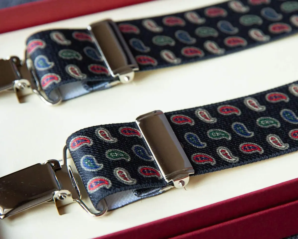 Hosenträger Flex Paisley Mixed Clips