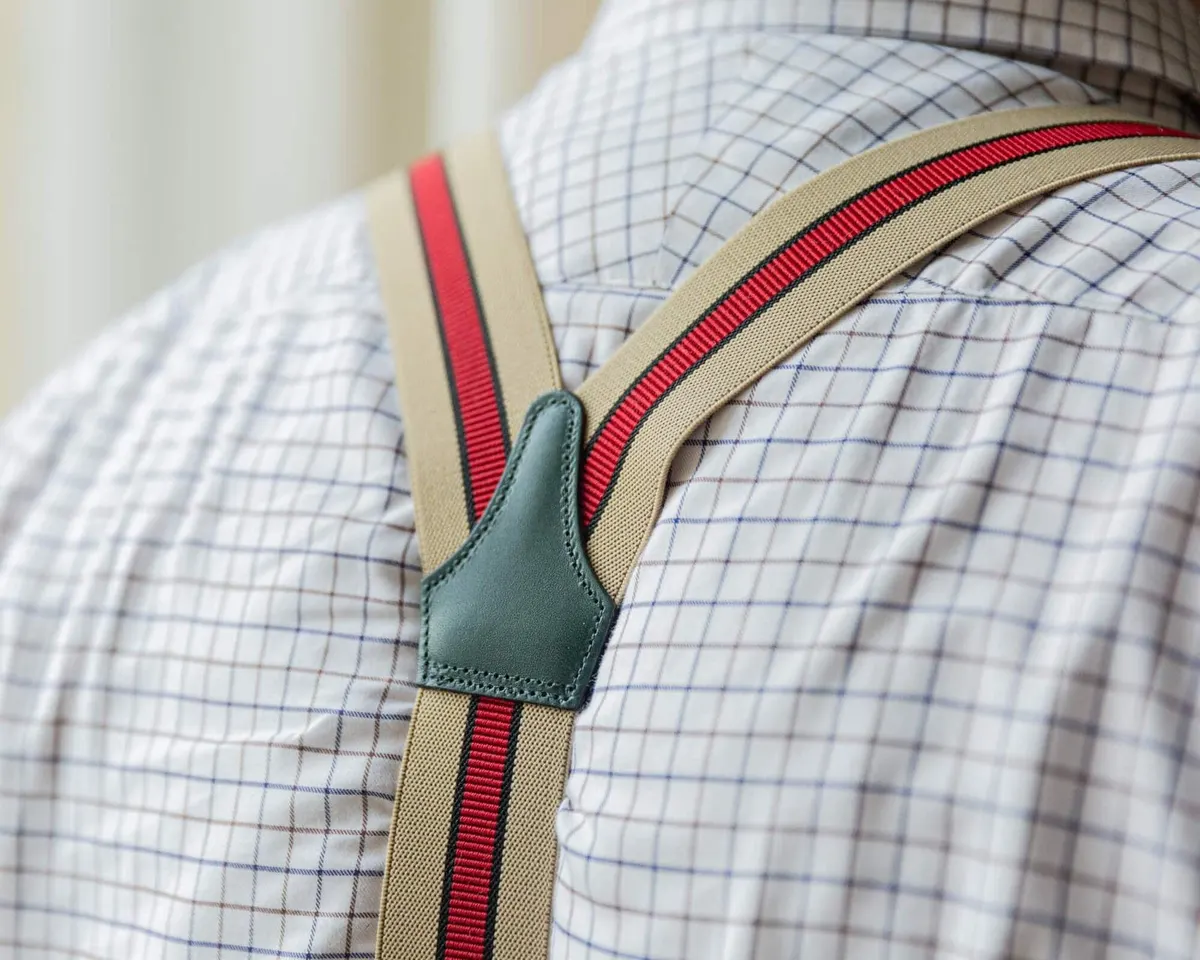 Hosenträger Flex Regiment Beige Red Classic - Ansicht 3