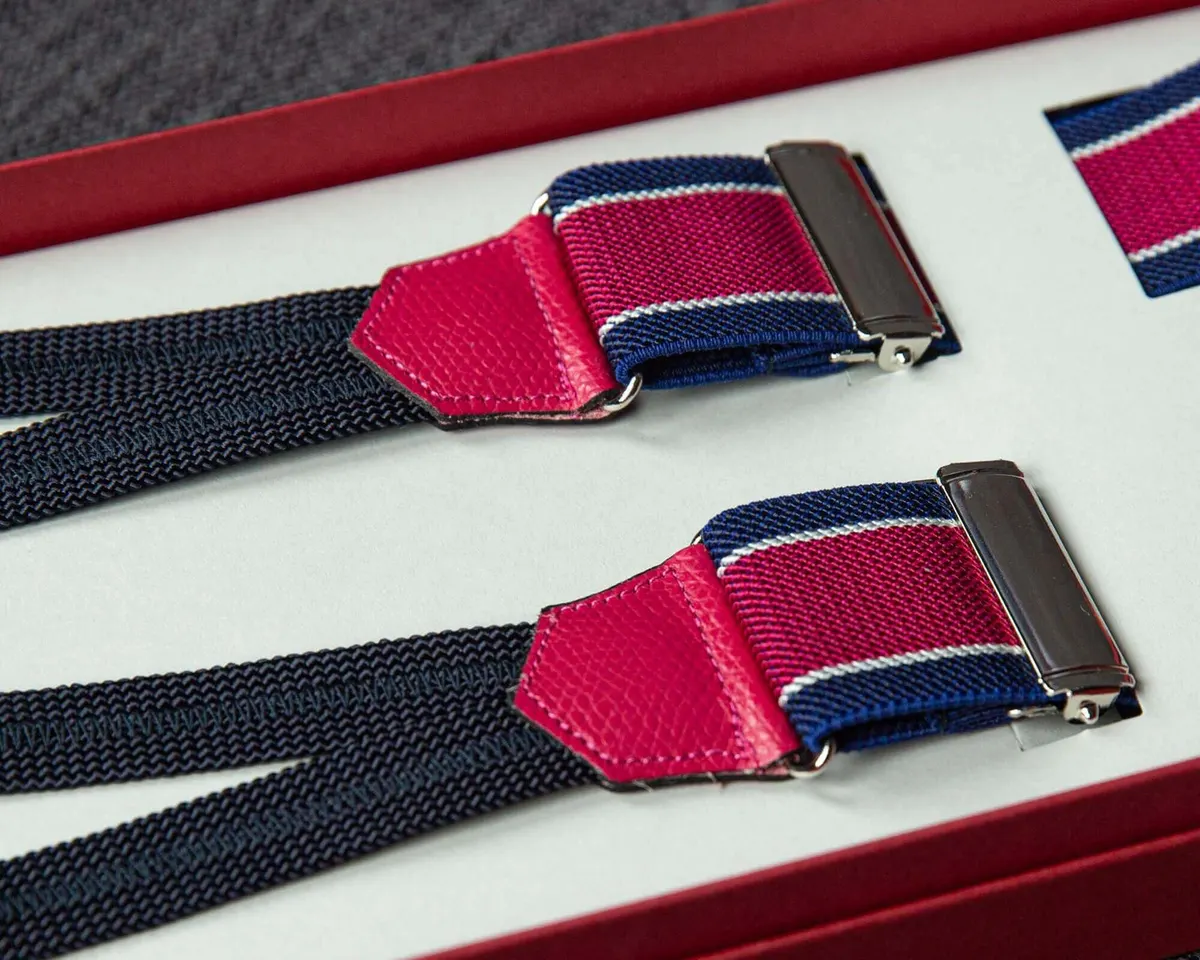 Hosenträger Flex Regiment Berry Blue Classic