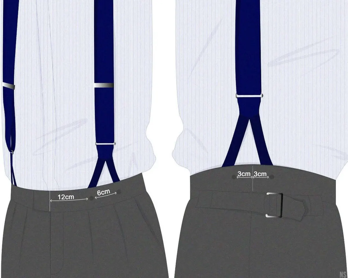 Hosenträger Flex Regiment Blue Classic - Ansicht 3
