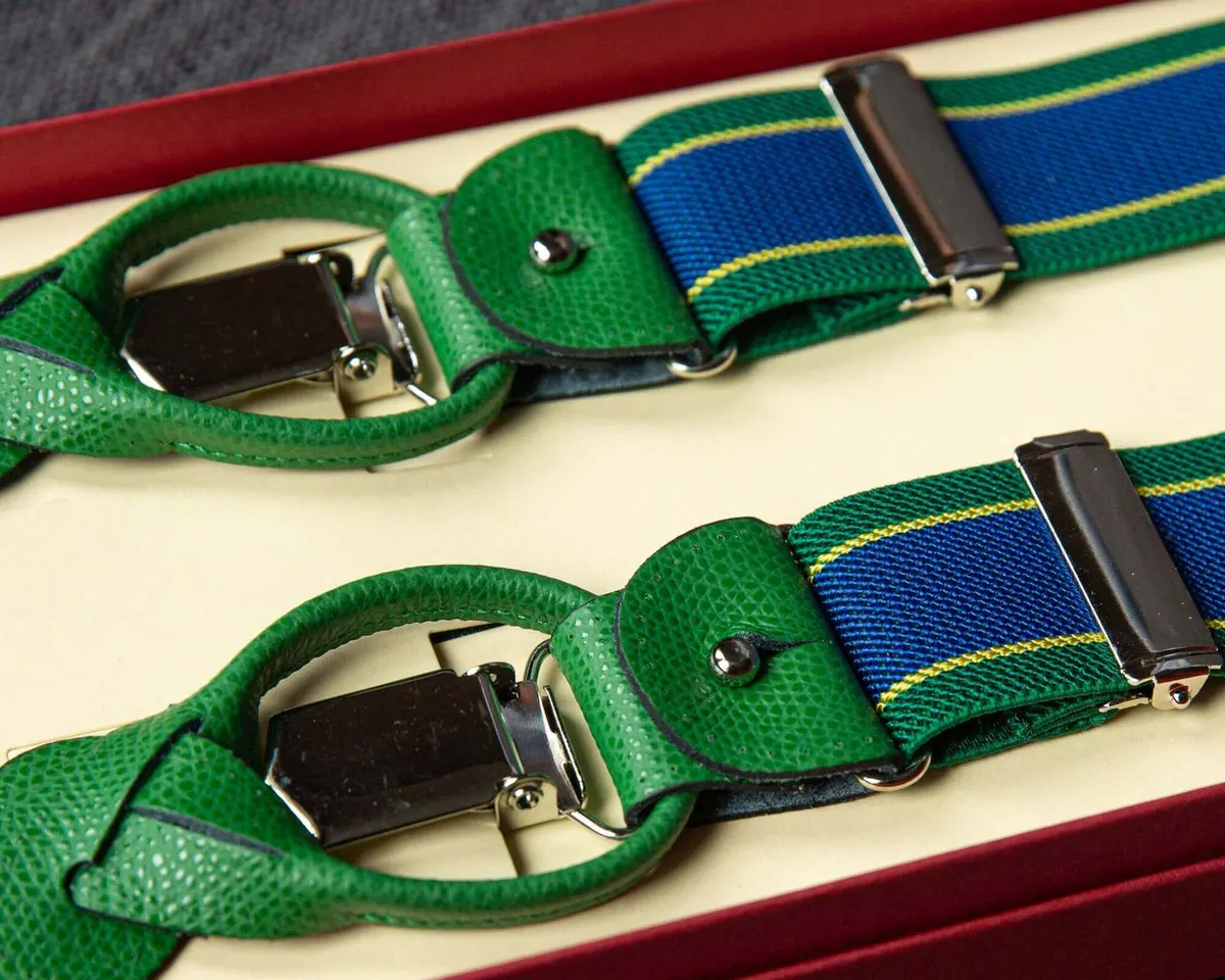 Hosenträger Flex Regiment Blue Green Combine