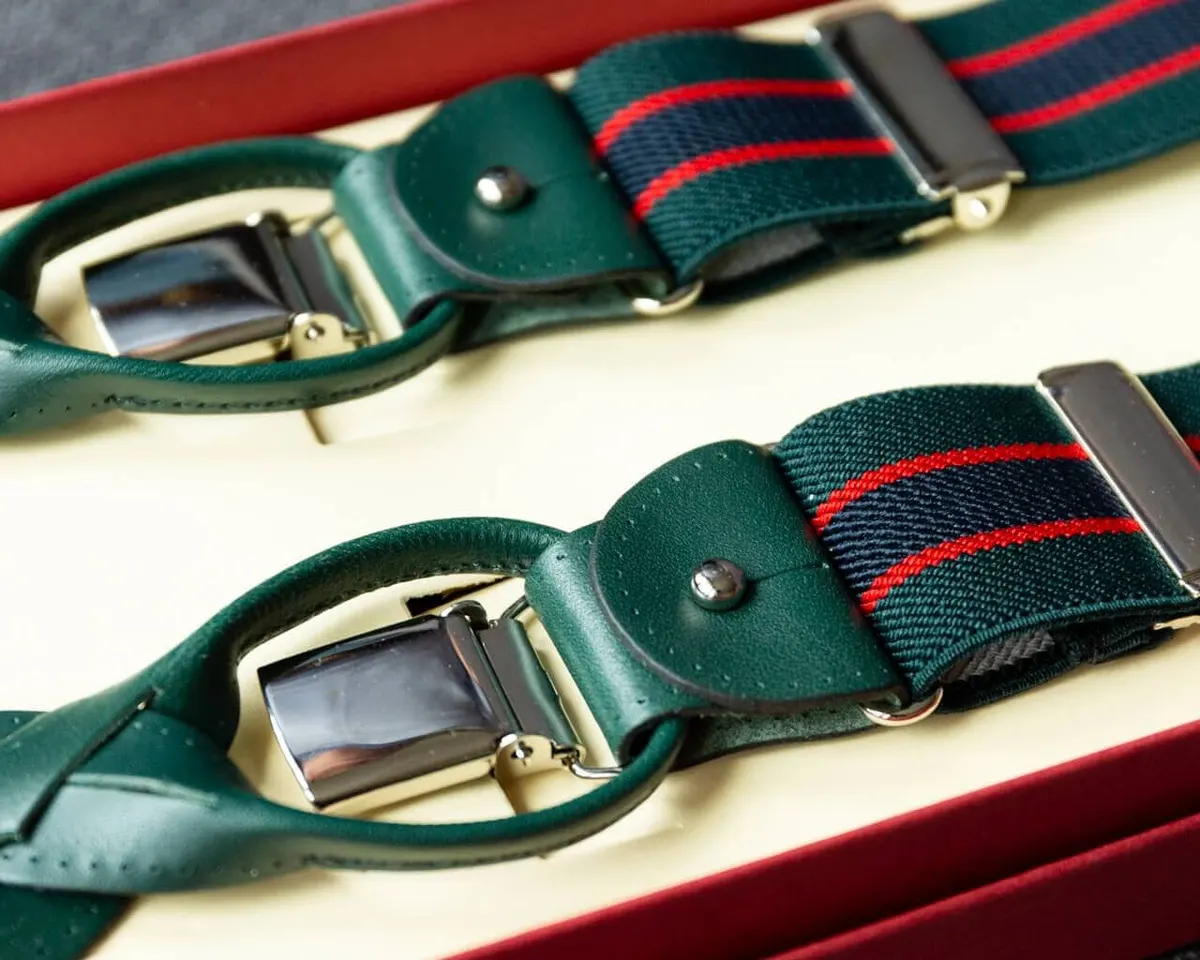 Hosenträger Flex Regiment Green Combine
