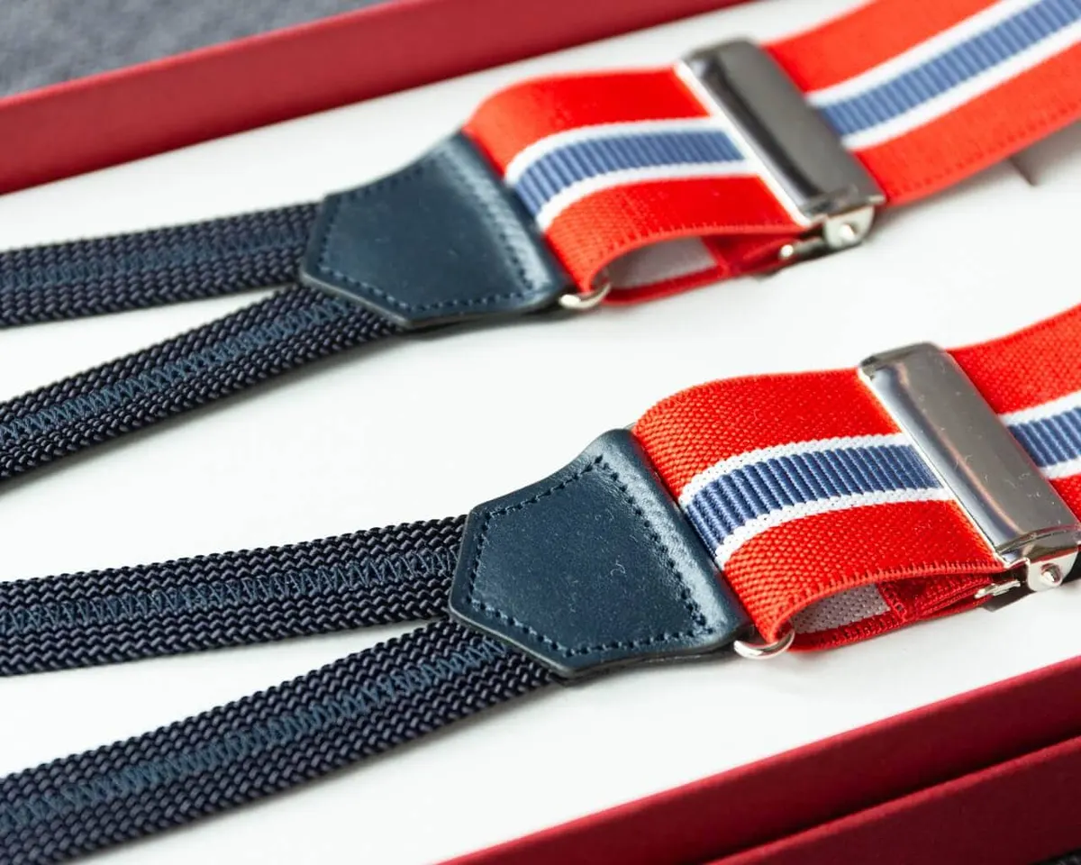 Hosenträger Flex Regiment Red Classic