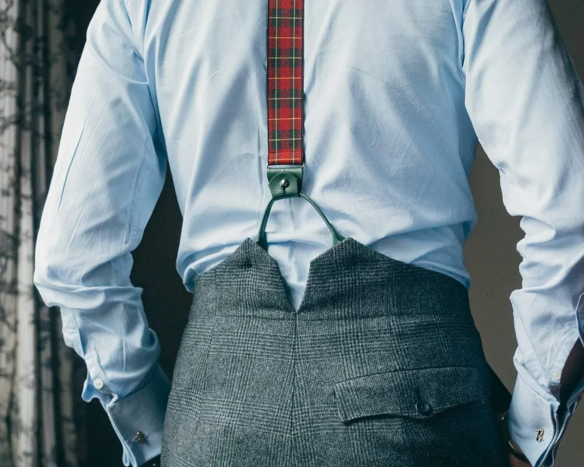 Hosenträger Flex Tartan Red Combine - Ansicht 5