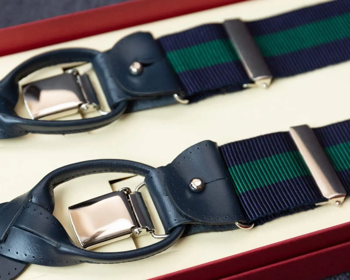 Hosenträger Ripsband Blue Combine