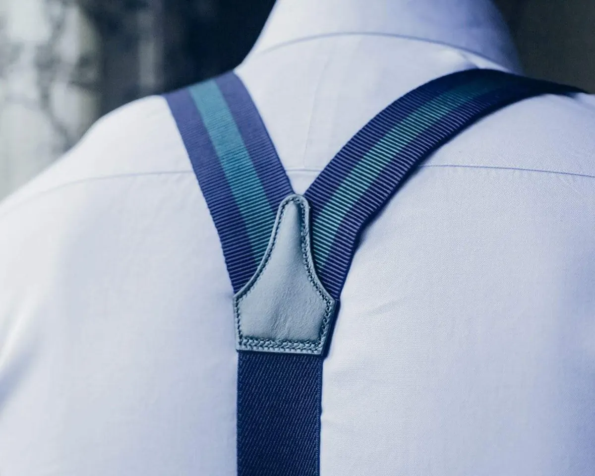 Hosenträger Ripsband Blue Combine - Ansicht 3