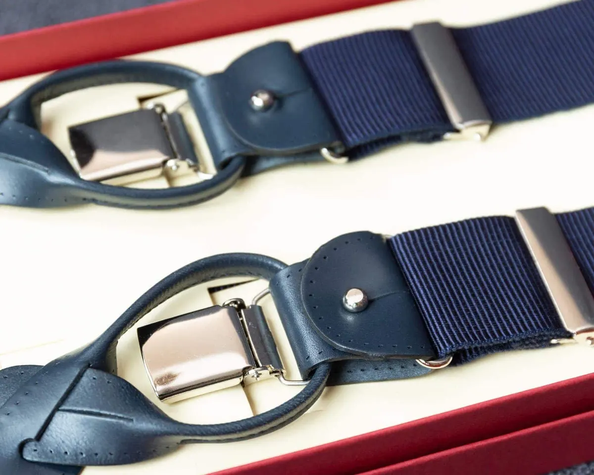 Hosenträger Ripsband Navy Combine