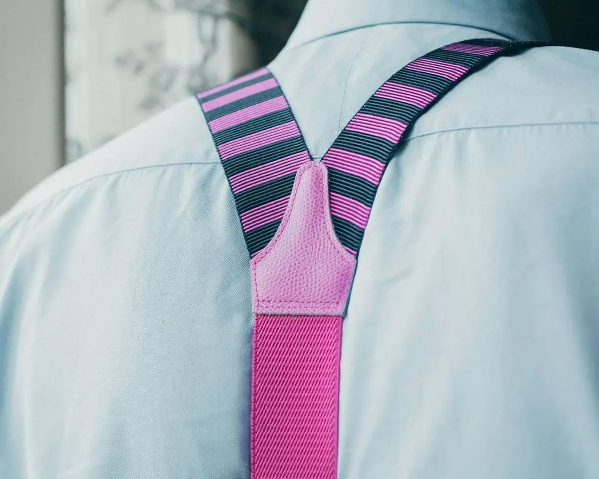 Hosenträger Ripsband Pink Combine - Ansicht 2